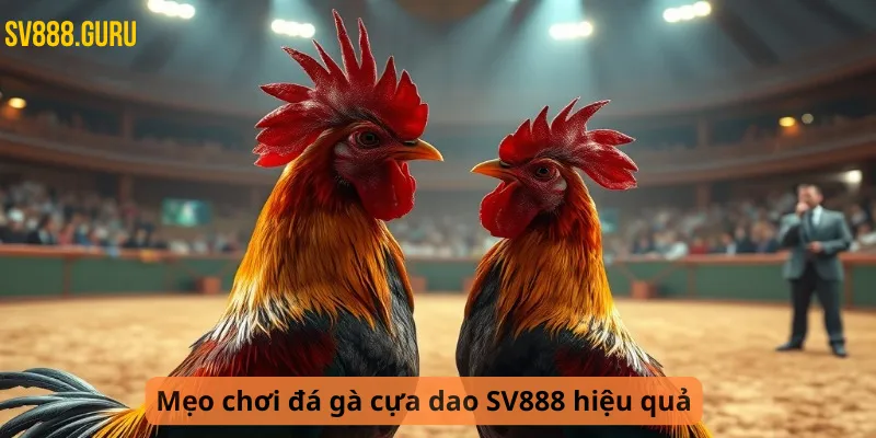 Mẹo chơi đá gà cựa dao SV888 hiệu quả